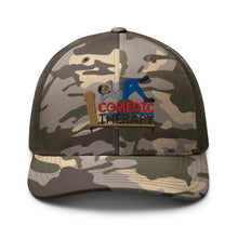 Load image into Gallery viewer, Comedic Therapy Camouflage trucker hat