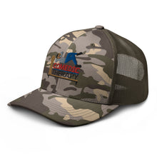 Load image into Gallery viewer, Comedic Therapy Camouflage trucker hat
