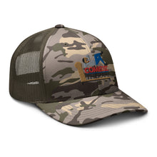 Load image into Gallery viewer, Comedic Therapy Camouflage trucker hat
