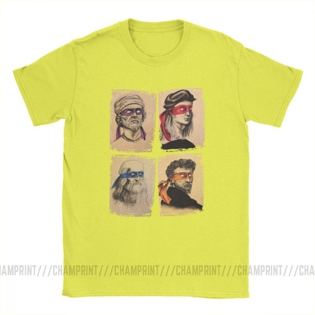 Yellow Design Ninja Teenage Mutant Ninja Turtles Tmnt Unisex T-Shirt –  Teepital – Everyday New Aesthetic Designs